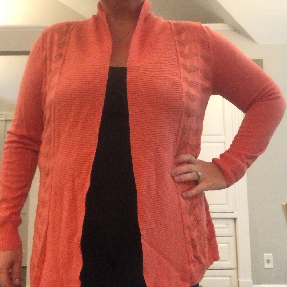 Leo & Nicole Coral Cardigan size L